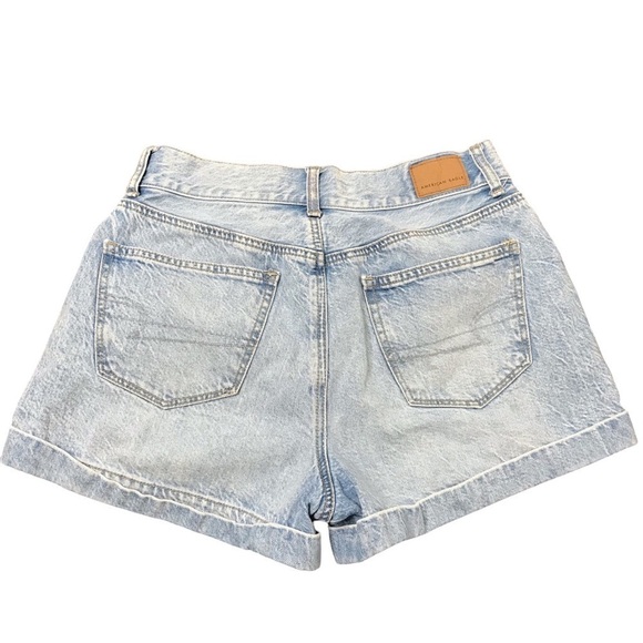 American Eagle Acid Wash Mom Jean Shorts SIZE 6 - Picture 9 of 10